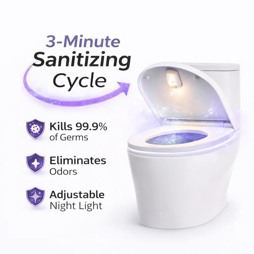Self Cleaning UV Toilet Sanitizer & Night Light