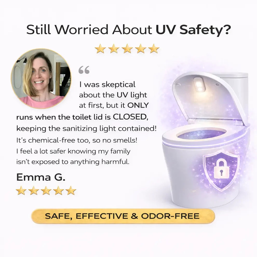 Self Cleaning UV Toilet Sanitizer & Night Light